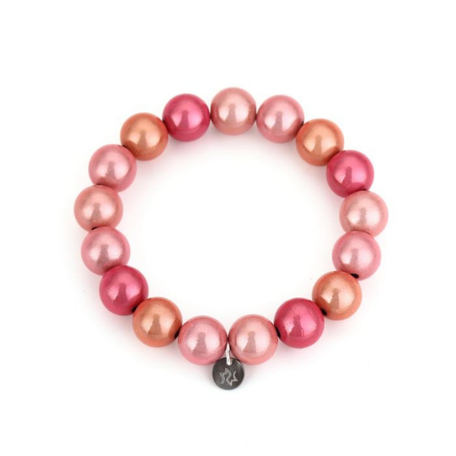 Lio pink parel armband