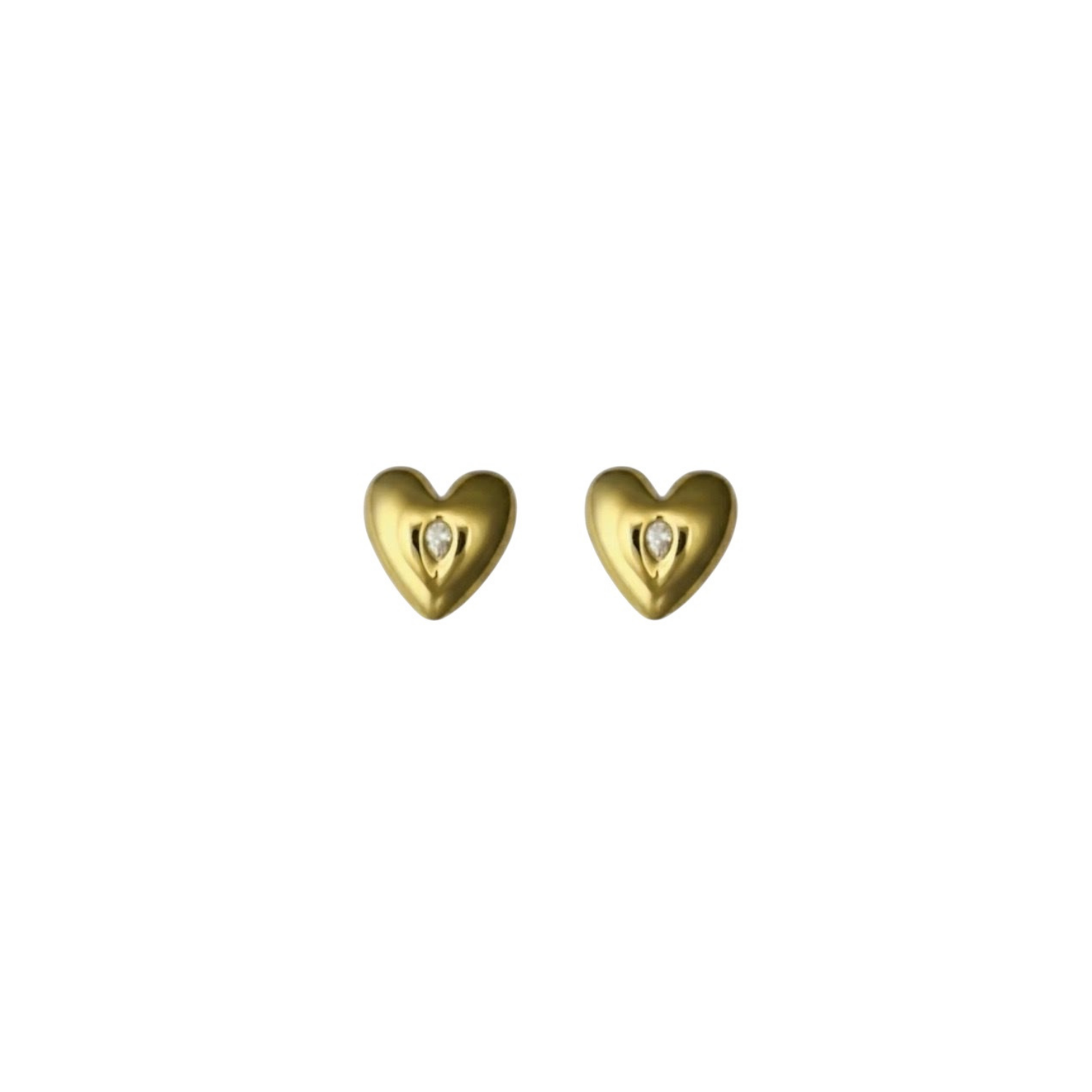 Love fall studs goud