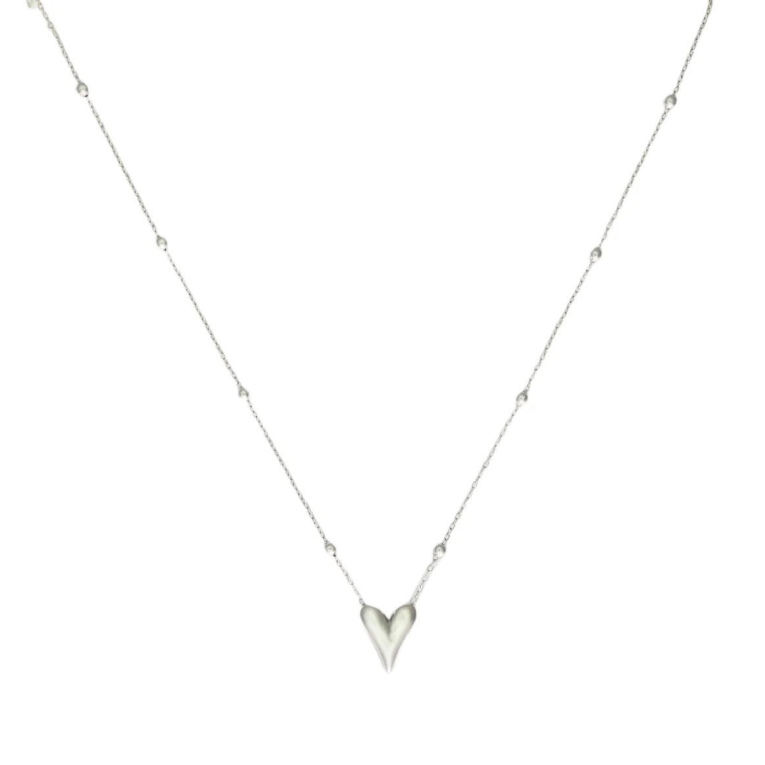 Small heart ketting zilver