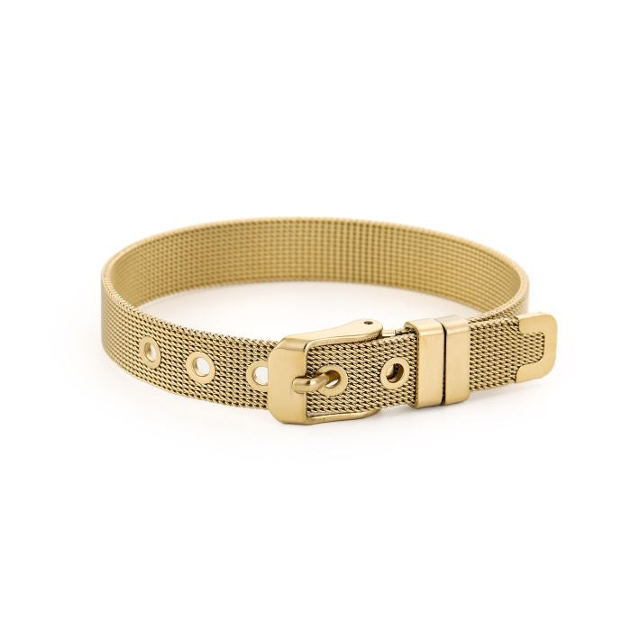 Riem armband goud