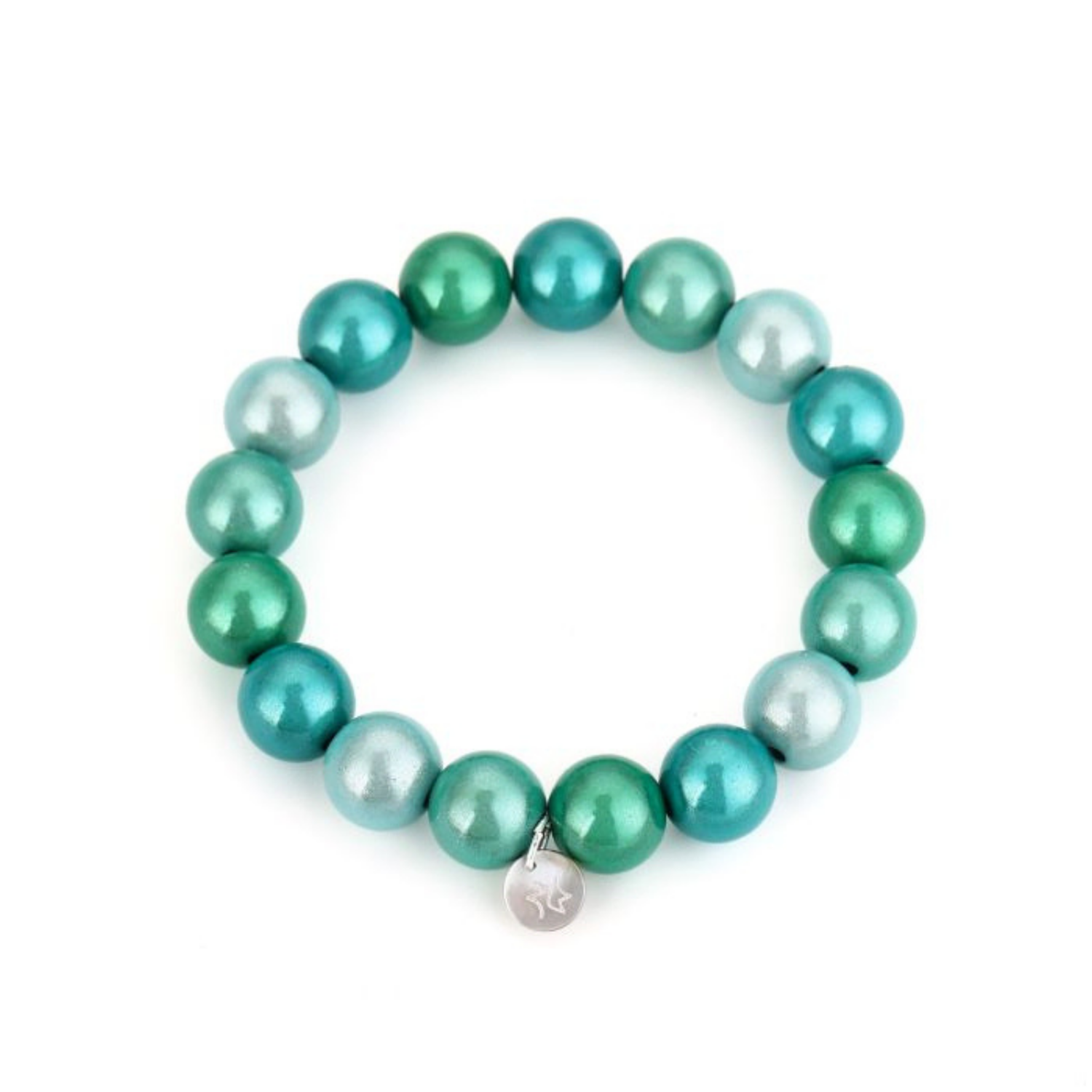 Lio blue parel armband