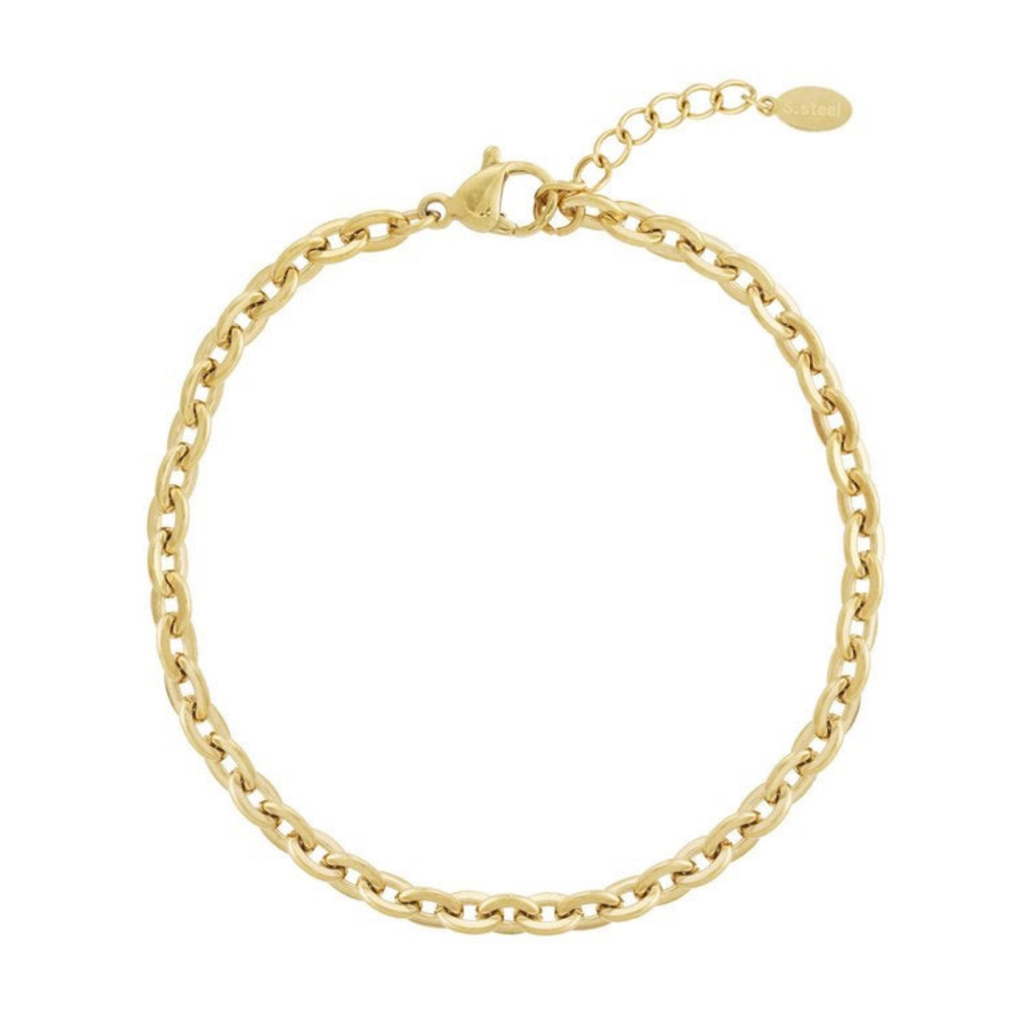 Kettingarmband goud