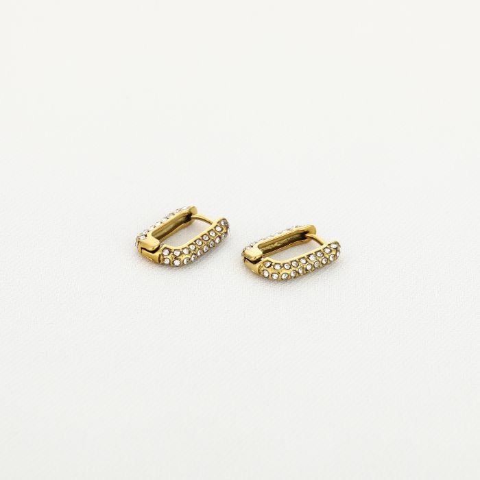 Partyglam oorbellen goud medium