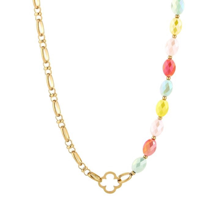 Stenen met schakel ketting