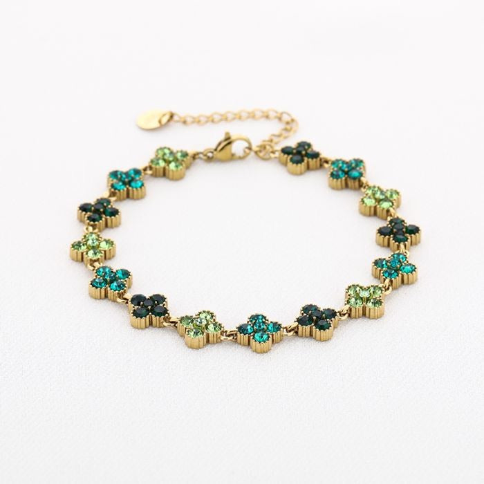 Klaver armband party groen