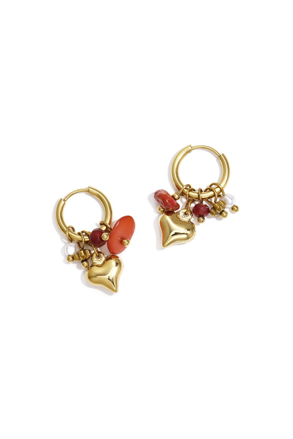 Sweet heart oorbellen goud