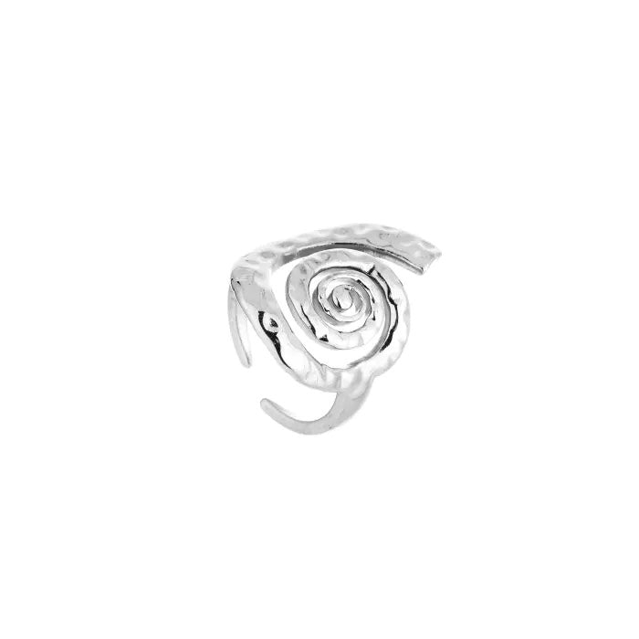 Sea shell ring zilver