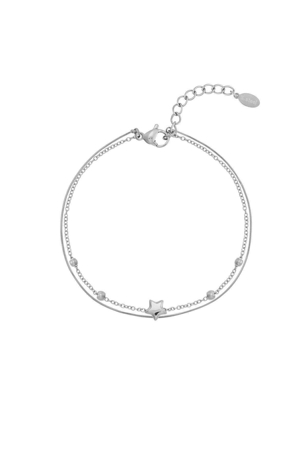 Sterrennacht armband zilver