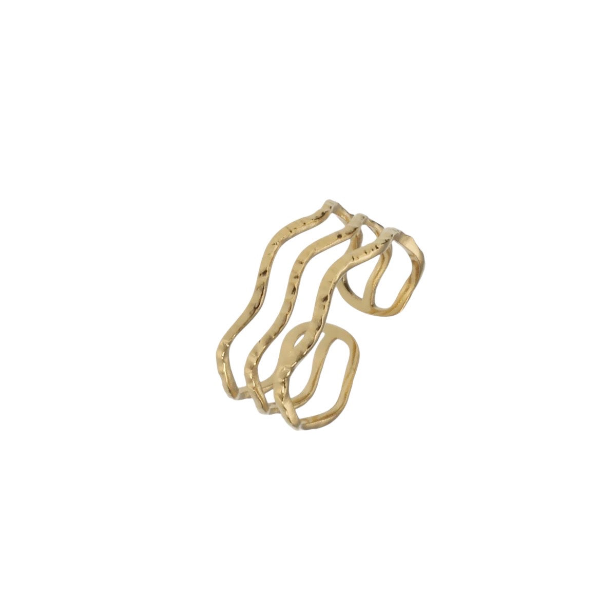 Weave ring goud