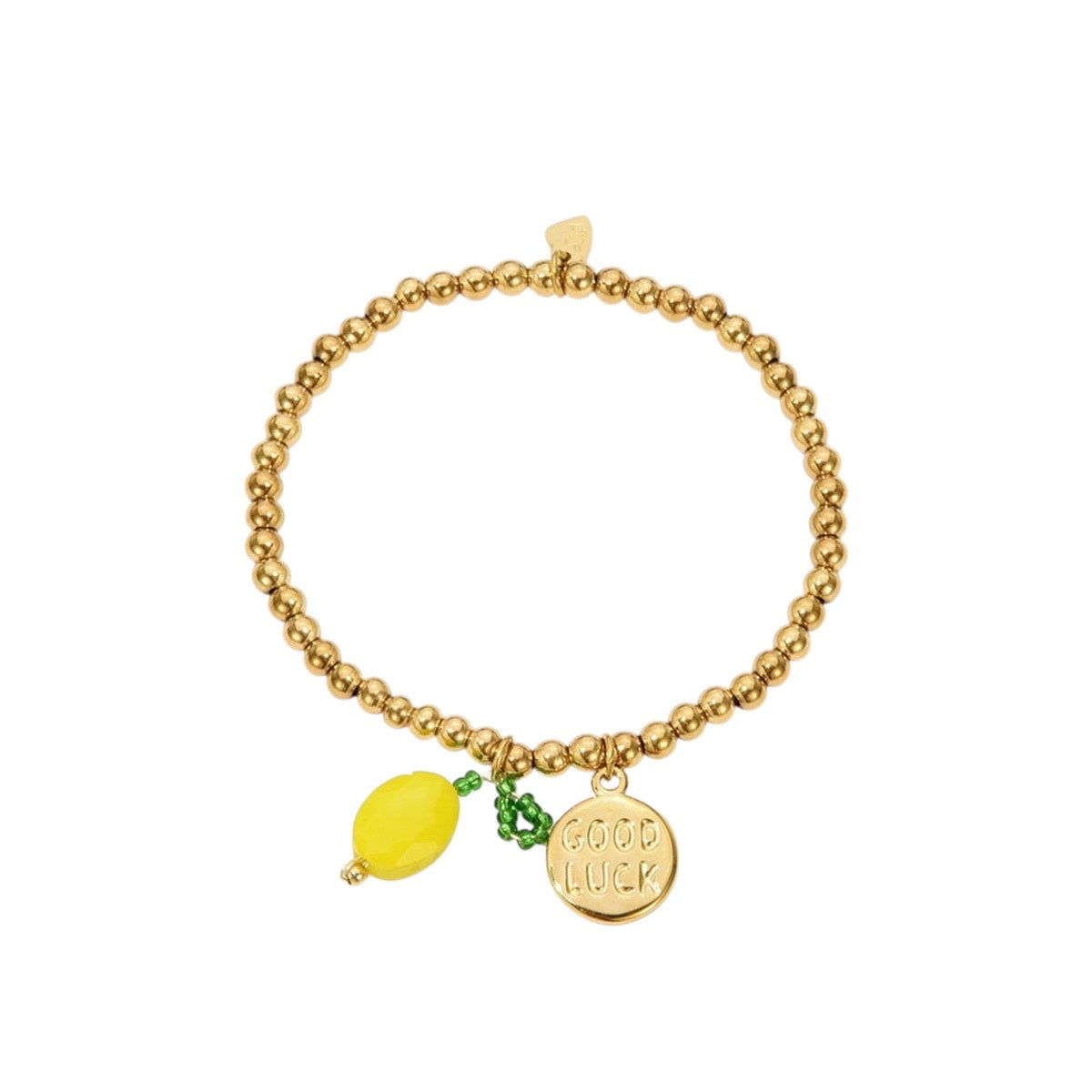 Citroen kralen armband