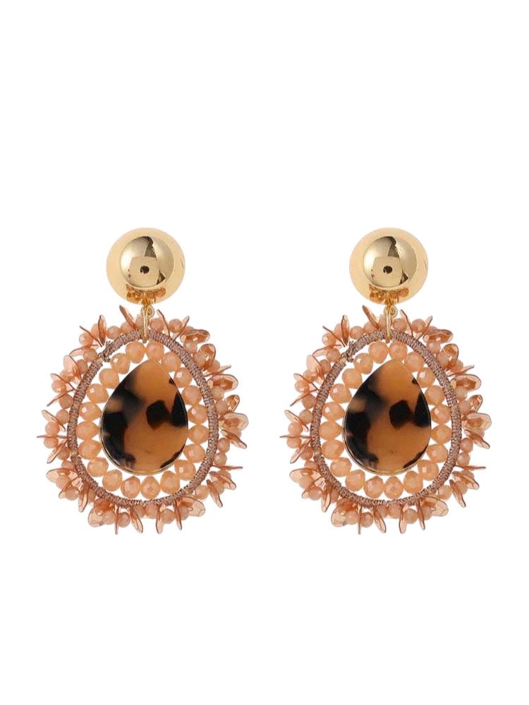 Dream catcher statement oorbellen