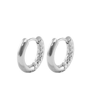 Ooringen patroon klein zilver