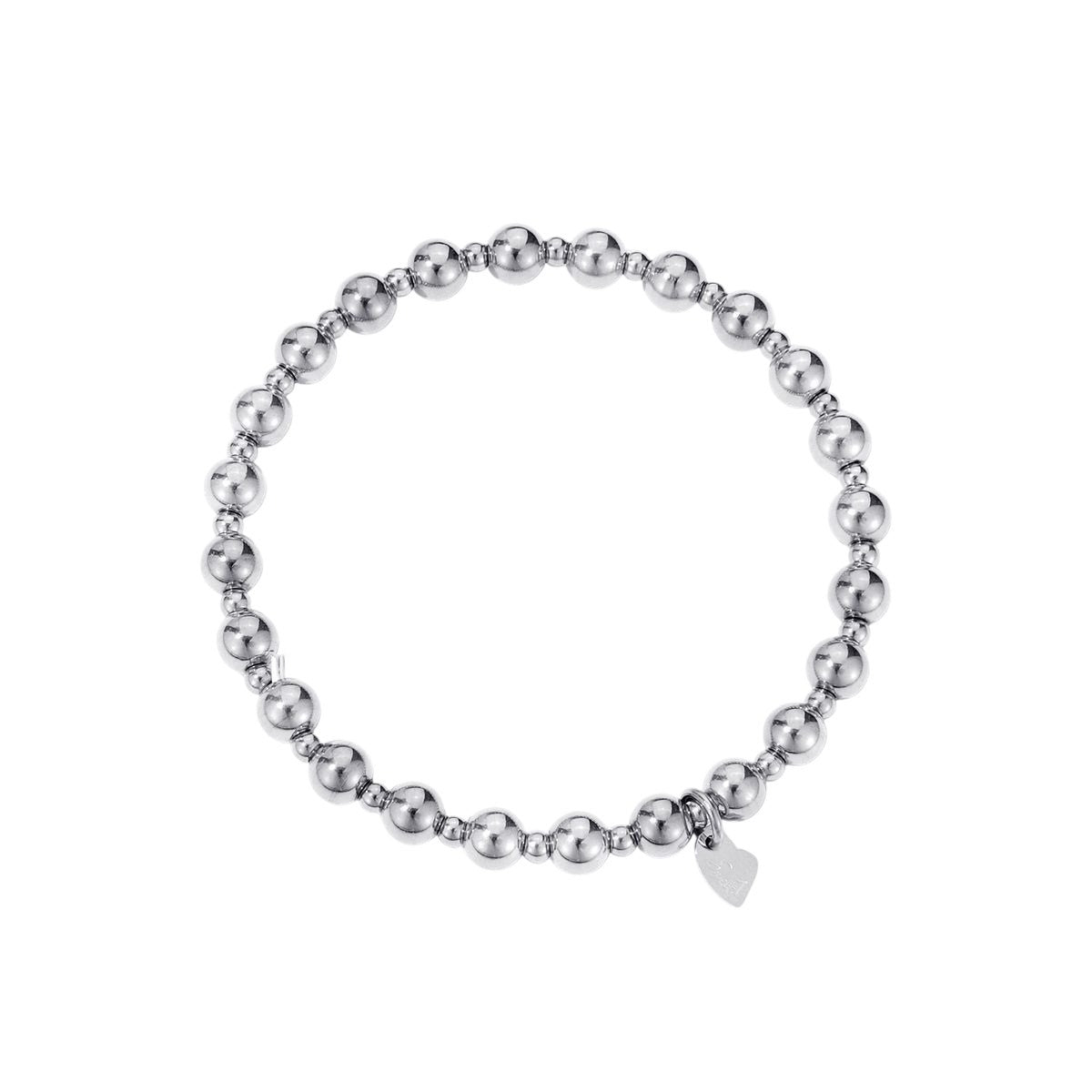 Viona armband mix medium zilver