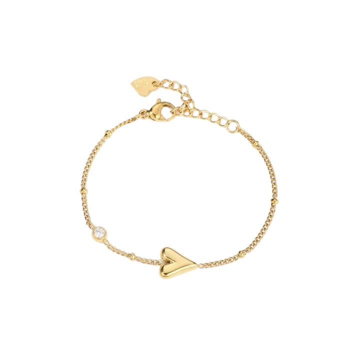 Kiomi heart bracelet gold