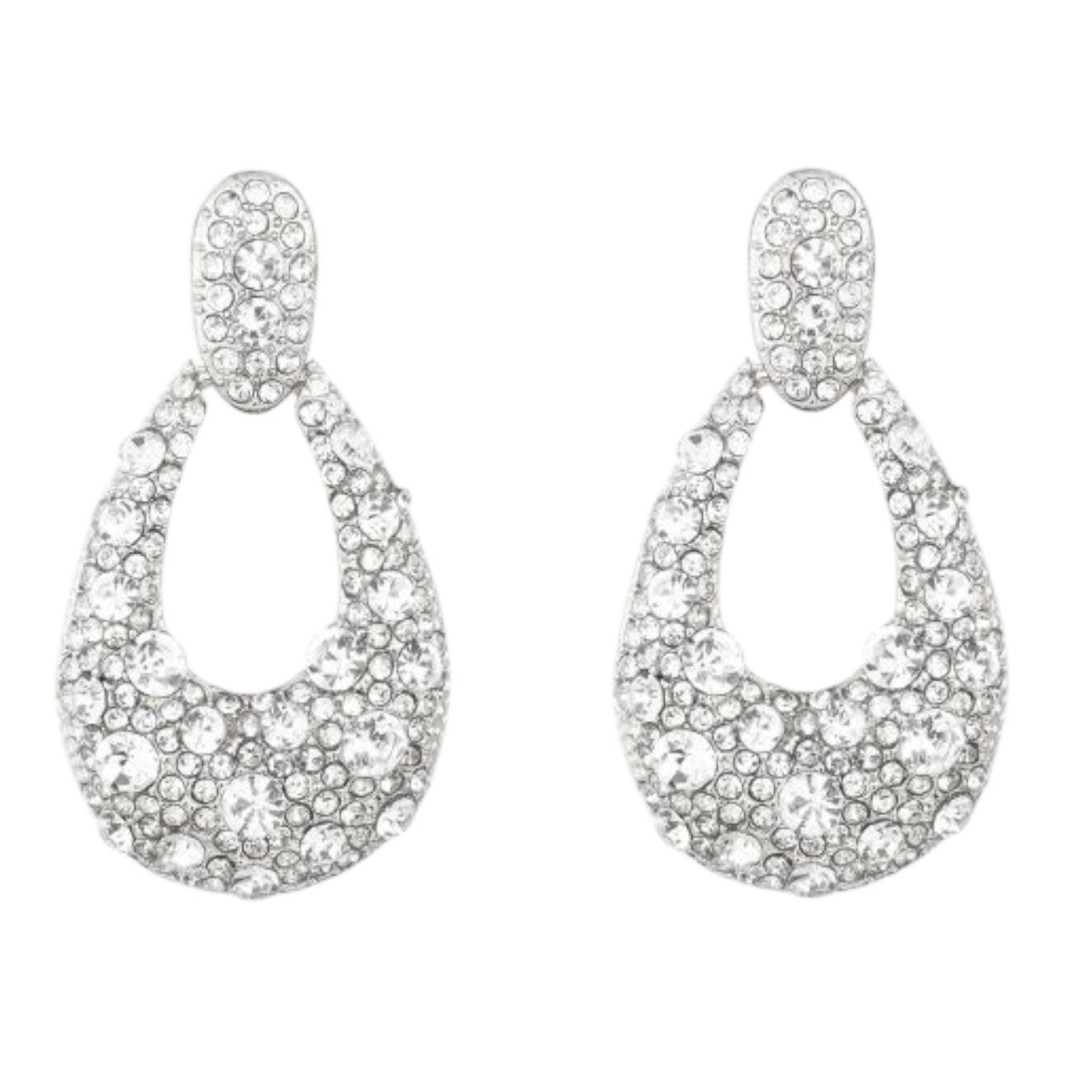 Lowe sparkle hoop zilver