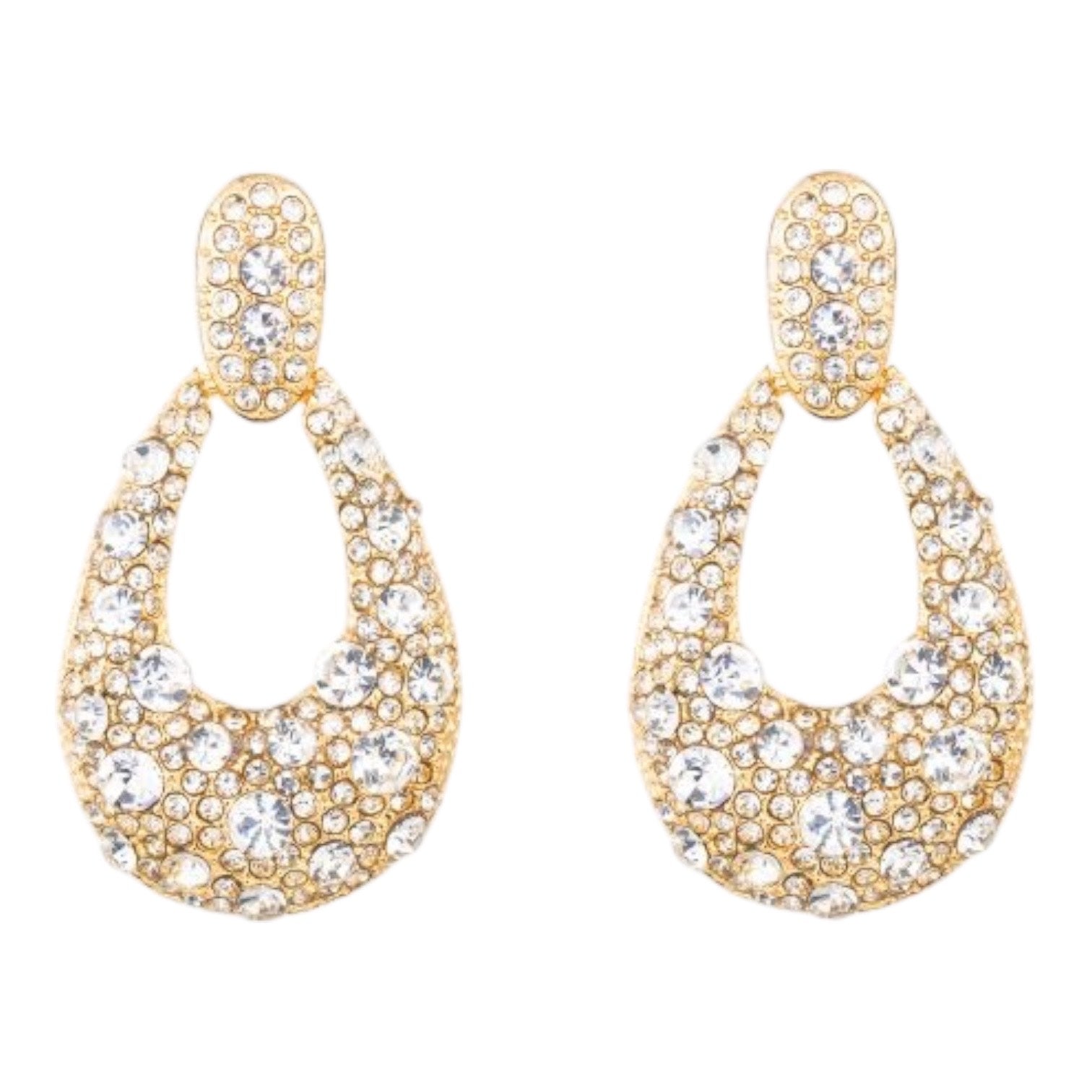 Lowe sparkle hoop goud