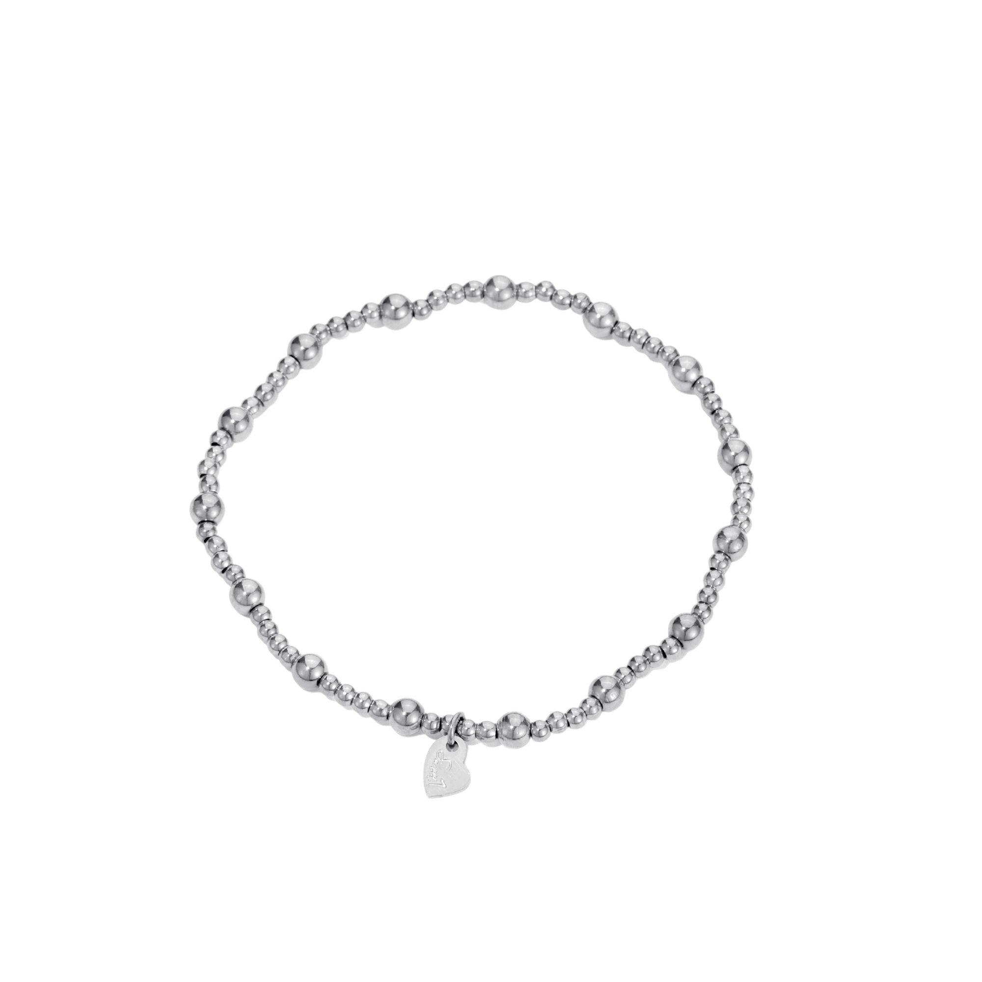 Viona armband mix small zilver